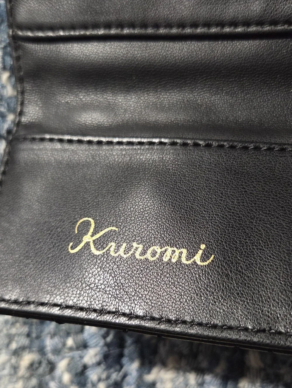 Kuromi and Baku New Black Mini Delusion Lady Sanrio Wallet